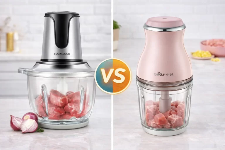 So Sánh Máy Xay Thịt Lock&Lock Và Bear: “Trợ Thủ” Nhỏ Gọn Nào Xứng Đáng Nằm Trong Gian Bếp Của Bạn?