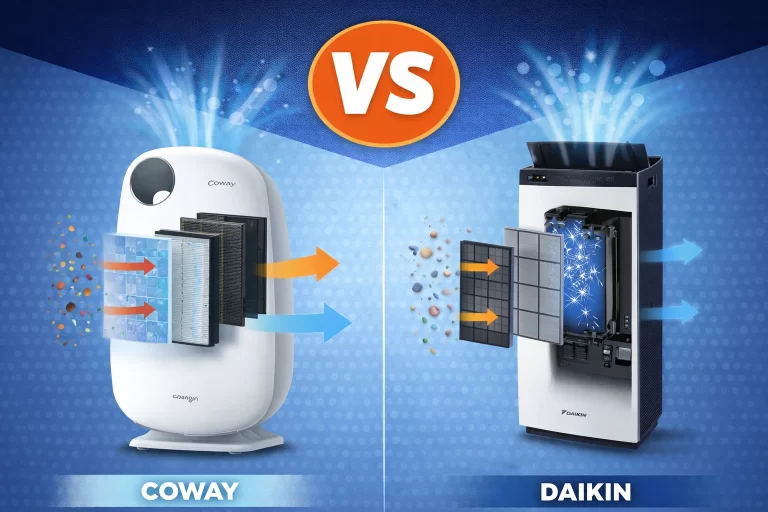 So Sánh Máy Lọc Không Khí Coway Và Daikin: Phân Tích Cấu Trúc Lọc Đa Tầng Và Tĩnh Điện Phân Rã